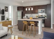 Thumbnail 16 of 61 - Kitchen with Island