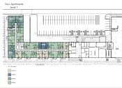 Thumbnail 69 of 74 - the floor plan of the second level of the new school building
