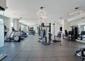 Thumbnail 21 of 24 - a gym with treadmills and other exercise equipment at Platform 4611, Illinois