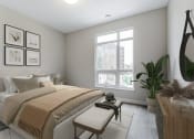 Thumbnail 23 of 28 - Bedroom with a bed and a window  at 101 Base Line Road West, London