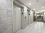 Thumbnail 4 of 19 - a row of elevators