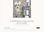 Thumbnail 21 of 21 - A floor plan for a riverside apartment at 27 Platts Lane.