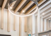 Thumbnail 3 of 11 - Architectural feature and light fixture in lobby.