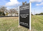 Thumbnail 4 of 67 - a sign for storyboard on back diamond apartments and town homes for rent