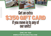 Thumbnail 42 of 42 - An advertisement for Storyboard at SIU offering a $350 gift card for new residents.