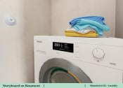 Thumbnail 10 of 30 - a laundry room with a washing machine and towels