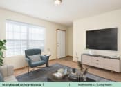 Thumbnail 22 of 29 - an image of a living room with a tv