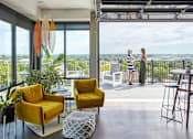 Thumbnail 8 of 39 - Residential Patio at Centerline Apartments, Omaha, 68106
