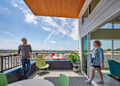 Thumbnail 7 of 13 - Apartment Deck at Swivel Apartments, Nebraska