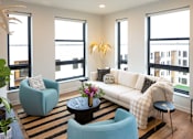 Thumbnail 11 of 43 - Living Room at Parallel Apartments, Nebraska, 68106