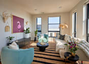 Thumbnail 10 of 43 - Contemporary Living Room at Parallel Apartments, Nebraska, 68106