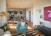 Thumbnail 13 of 43 - Spacious Living Room at Parallel Apartments, Omaha