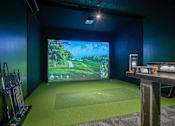 Thumbnail 20 of 43 - Golf Simulator at Parallel Apartments, Omaha, Nebraska