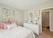 Thumbnail 11 of 32 - Bedroom with wall art at Bainbridge Park Canton MI