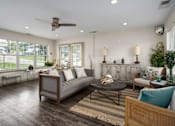 Thumbnail 2 of 23 - Clubhouse lounge at Arbours at Victoria Place Prattville AL