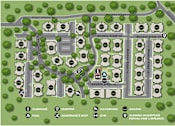 Thumbnail 25 of 25 - Community site map at Park at Meadow Ridge Montgomery AL