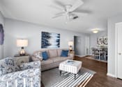 Thumbnail 12 of 25 - Cozy Living Room at Lakeland East Apartments – Flowood, MS