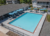 Thumbnail 23 of 25 - Ariel view of swimming pool at Park at Meadow Ridge Montgomery AL