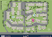 Thumbnail 30 of 30 - A map of a resort with a Meridian Road running through it.