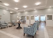 Thumbnail 3 of 16 - Sitting area in entry way to Sweetwater Point in Douglasville, GA