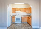 Thumbnail 13 of 31 - Modern Kitchen at Lifestyle Apartments at Syracuse, New York