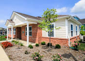 Thumbnail 18 of 19 - exterior view of casey acres apartments clubhouse building in westfield, in