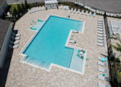 Thumbnail 16 of 83 - A large outdoor swimming pool surrounded by lounge chairs.