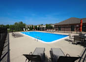 Thumbnail 10 of 15 - the swimming pool at canterbury apartments in kalamazoo, mi