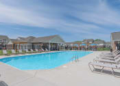 Thumbnail 8 of 25 - The swimming pool at the Crossing at Grove City apartments in grove city ohio