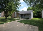 Thumbnail 2 of 17 - Sidewalk leading to Hazelton apartments clubhouse in Tipton, IN