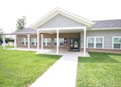 Thumbnail 10 of 20 - exterior view of riverside trail apartments clubhouse in columbus, oh