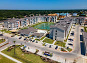 Thumbnail 3 of 31 - Arial view of Promenade apartments in Beaumont, TX