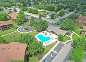 Thumbnail 14 of 14 - a view of the pool at heritage park apartments or nearby at Hampton in Highland Apartments, Indiana, 46322