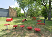 Thumbnail 23 of 28 - Dog Park with Agility Equipment at Stonewater Apartments, Louisville, KY