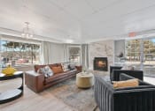 Thumbnail 14 of 25 - Social Lounge at Rivers Edge Apartments, Waukesha, 53186