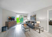 Thumbnail 9 of 25 - Spacious Living Room at Rivers Edge Apartments, Waukesha, 53186