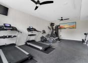 Thumbnail 27 of 28 - the Stonewater Park Apartments gym is equipped with treadmills, ellipticals, machines, free weights, and other exercise equipment