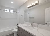 Thumbnail 7 of 11 - Bathroom With Bathtub at 316 Beach Apartments, Huntington Beach, California