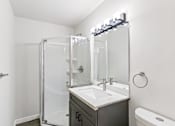 Thumbnail 10 of 18 - Luxurious Bathroom at Wescove Apartments, West Covina, California