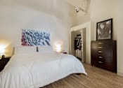 Thumbnail 5 of 16 - Denver Building Housing Furnished Bedroom Featuring High Ceilings