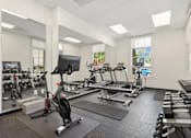 Thumbnail 20 of 32 - Gym with Free Weights, Peloton, Treadmill and Elepticall