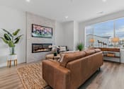 Thumbnail 3 of 46 - Warm And Inviting Living Room at Thrive at Green Mountain, Camas, Washington