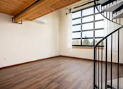 Thumbnail 1 of 27 - Room with wooden floors at Atomic Orchard Experiment, Portland, OR, 97232