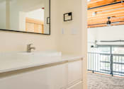 Thumbnail 27 of 27 - Bathroom with a white sink at Atomic Orchard Experiment, Portland, 97232