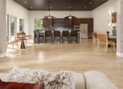 Thumbnail 3 of 16 - a large living room with a dining room and a kitchen