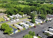 Thumbnail 6 of 16 - an aerial view of an rv park in a parking lot