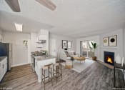 Thumbnail 1 of 40 - Stylish living area at Avery Park in Englewood, CO