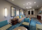 Thumbnail 23 of 30 - Lounge area in the leasing center at Bridgeyard in Alexandria, VA