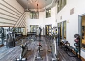 Thumbnail 21 of 25 - a gym with weights and other exercise equipment in a large room