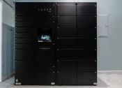 Thumbnail 21 of 21 - the lockers are black with a screen in the door
